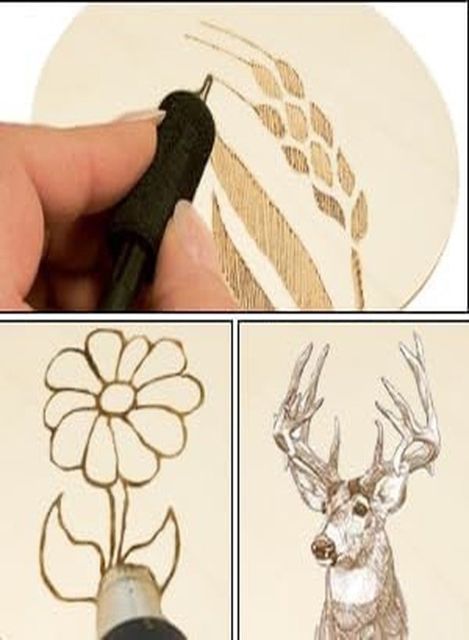 BerryBox 10 x 10 inch Round MDF Boards 2 Pieces for Art and Craft, Wood Round MDF Sheets for Craft Work, DIY MDF Cutouts 3mm Thickness - Image 4